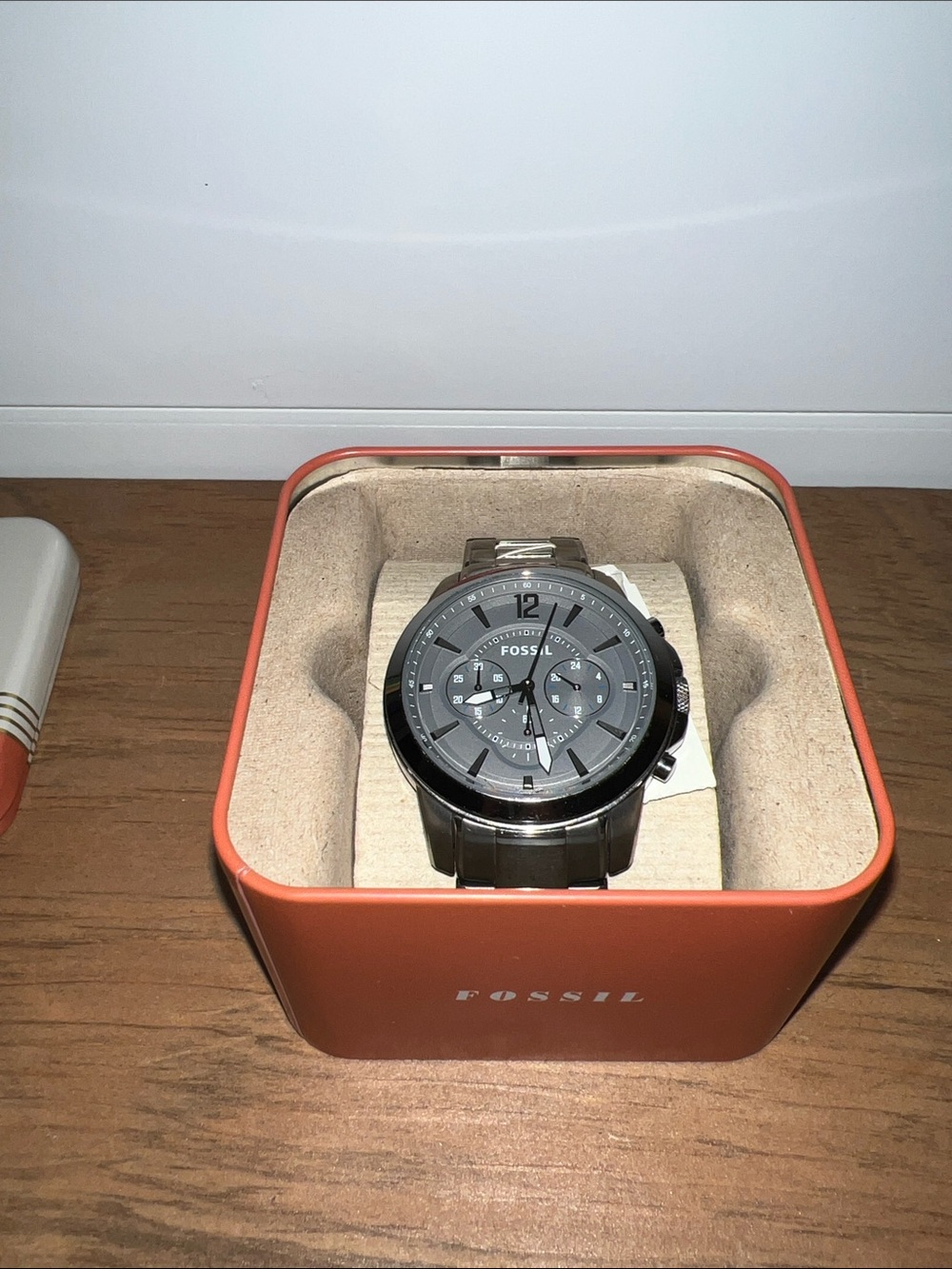 Fossil Silver-Tone Stainless Steel Watch with Gray Dial - Picture 7 of 10